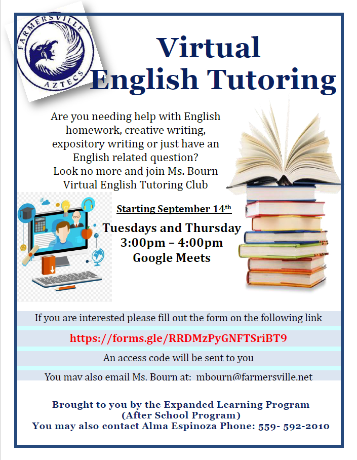 Virtual English Tutoring 